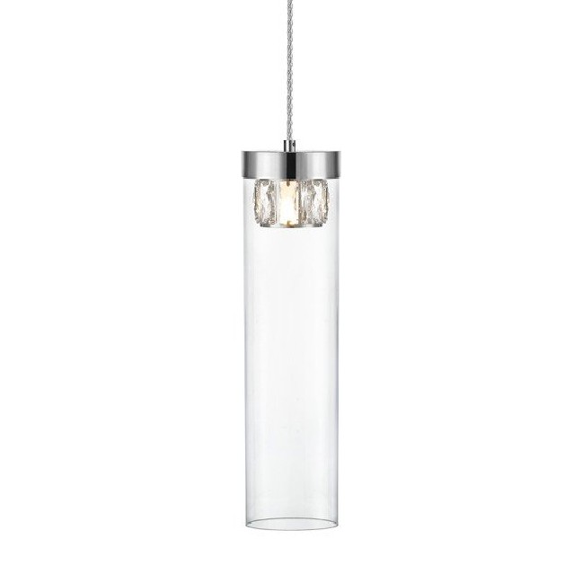 LAMPA WISZĄCA GEM CHROM