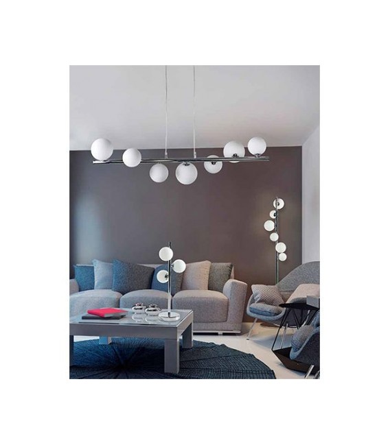 LAMPA WISZĄCA SYBILLA 7 CHROM