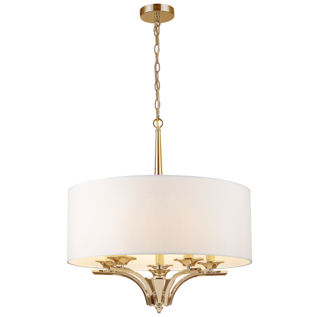 Lampa wisząca Atlanta złota