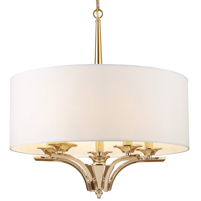 Lampa wisząca Atlanta złota