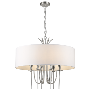 Lampa wisząca Las Vegas w kolorze niklu