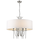 Lampa wisząca Las Vegas w kolorze niklu