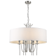 Lampa wisząca Las Vegas w kolorze niklu
