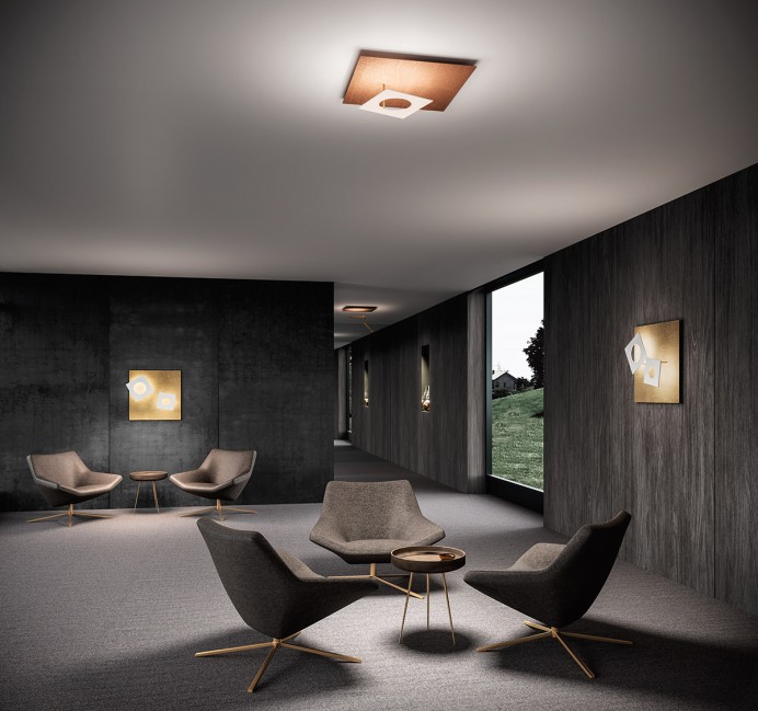 NOWOCZESNY PLAFON PETRA 50 LED