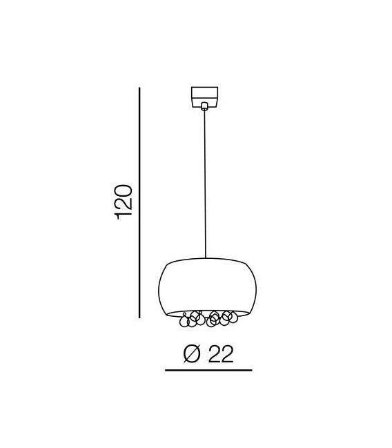 LAMPA WISZĄCA QUINCE 1