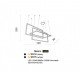 LAMPA WISZACA METRIC LED DIMM BLACK