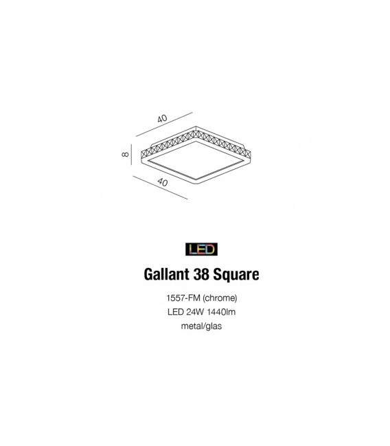 GALLANT 38 SQUARE LED