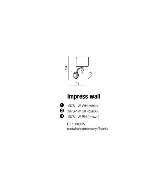 IMPRESS WALL WHITE