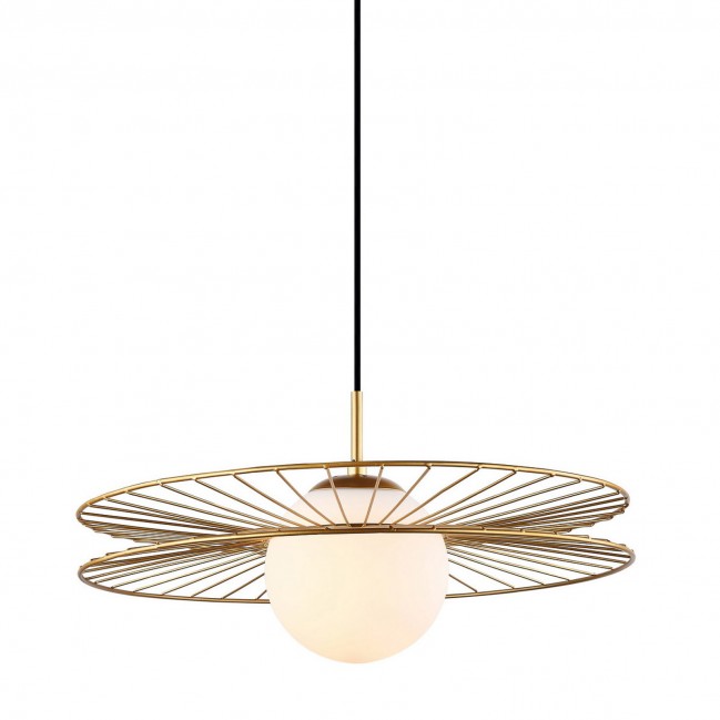 LAMPA WISZĄCA SANDY ZŁOTA