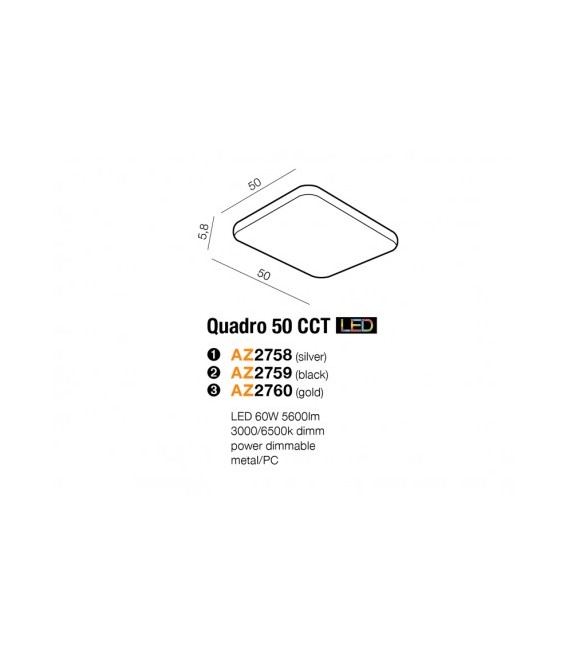 QUADRO 50 CCT LED