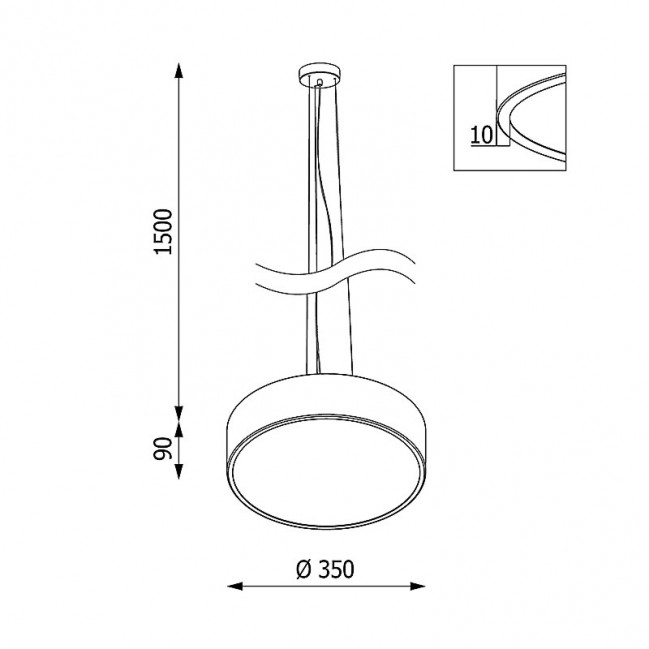 LAMPA WISZĄCA ABA 35