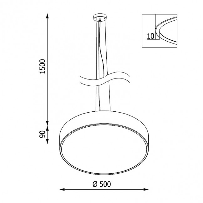 LAMPA WISZĄCA ABA 50