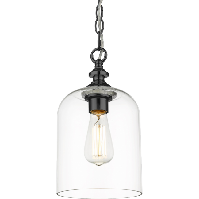 Lampa wisząca Prague w kolorze czarnym