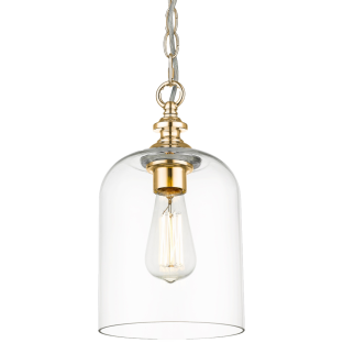 Lampa wisząca Prague w kolorze złotym