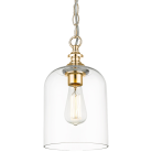 Lampa wisząca Prague w kolorze złotym