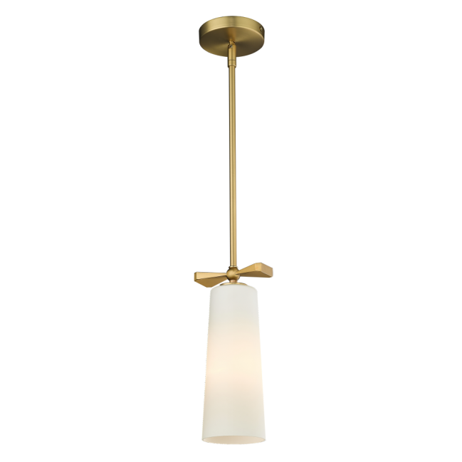 Lampa wisząca Bow w kolorze mosiądzu