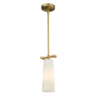 Lampa wisząca Bow w kolorze mosiądzu