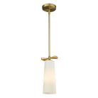Lampa wisząca Bow w kolorze mosiądzu
