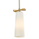 Lampa wisząca Bow w kolorze mosiądzu