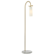 Lampa podłogowa Bow w kolorze mosiądzu