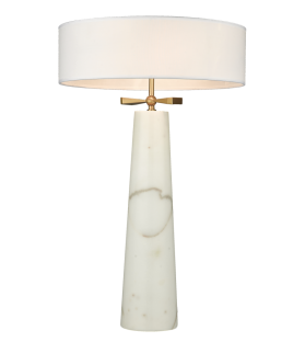 Lampa stołowa Bow w kolorze mosiądzu
