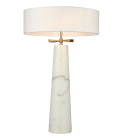 Lampa stołowa Bow w kolorze mosiądzu