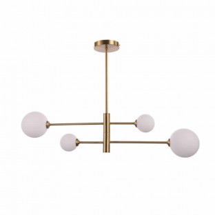 LAMPA WISZĄCA DORADO 4 ZŁOTA