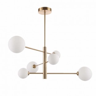 LAMPA WISZĄCA DORADO 6 ZŁOTA