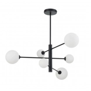 LAMPA WISZĄCA DORADO 6 CZARNA