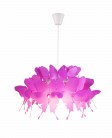 LAMPA WISZĄCA FARFALLA CIEMNO RÓŻOWA