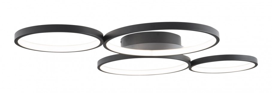 PLAFON VELVET LED CZARNY
