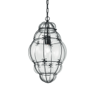 LAMPA WISZĄCA ANFORA CZARNA