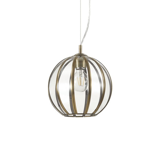 LAMPA WISZĄCA RONDO ANTYCZNY BRĄZ