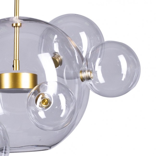 Lampa wisząca Bubbles 5+1 gold - Od ręki
