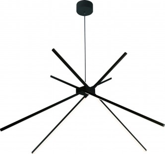 LAMPA WISZĄCA SPIDER LED CZARNA
