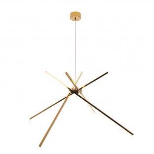 LAMPA WISZĄCA SPIDER LED ZŁOTA