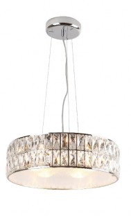 LAMPA WISZĄCA DIAMANTE CHROM