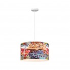 LAMPA WISZĄCA GRAFFITI