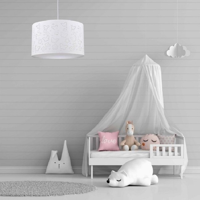 LAMPA WISZĄCA FLOWERS BIAŁA
