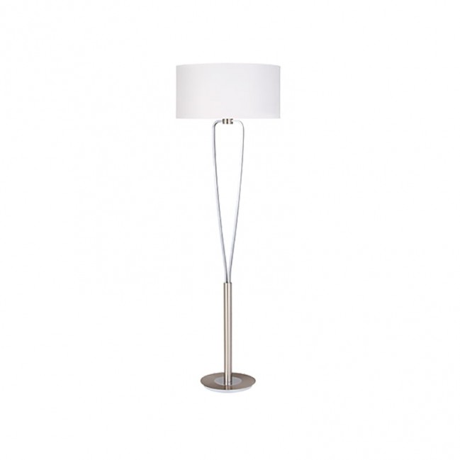 LAMPA PODŁOGOWA PARIS II NIKIEL