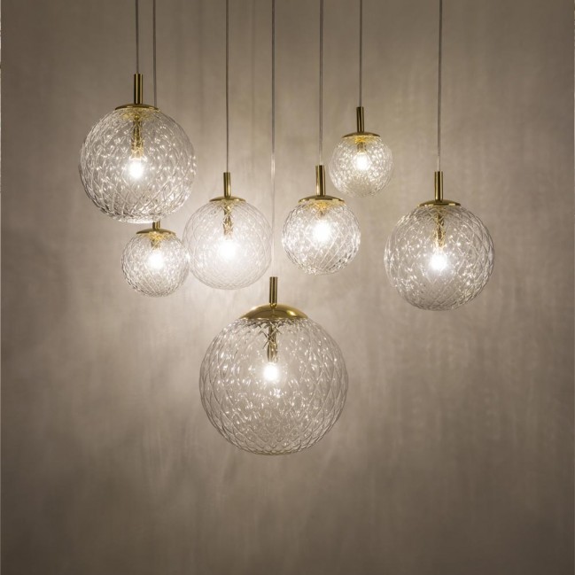LAMPA WISZĄCA CADIX 7 ZŁOTA