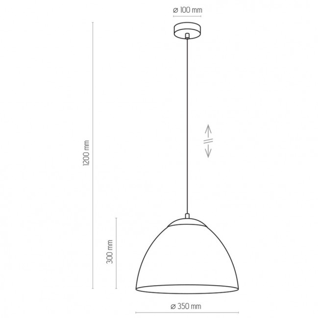 LAMPA WISZĄCA FARO NEW BLACK