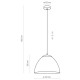 LAMPA WISZĄCA FARO NEW BLACK