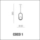 LAMPA WISZĄCA COCO 1