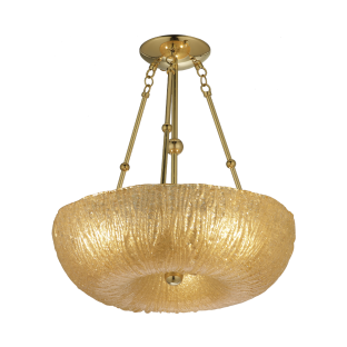 Lampa wisząca Button 45 - mosiądz polerowany - złoty