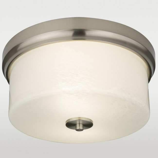 Plafon Dresden w kolorze niklu