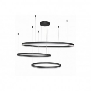 LAMPA WISZĄCA HALO 100+80+60 DIMM CZARNA