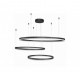 LAMPA WISZĄCA HALO 100+80+60 DIMM CZARNA