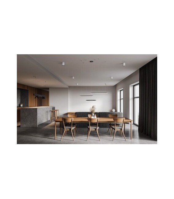 LAMPA WISZĄCA HALO 100+80+60 DIMM CZARNA