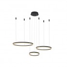 LAMPA WISZĄCA HALO CCT + REMOTE CONTROL CZARNA